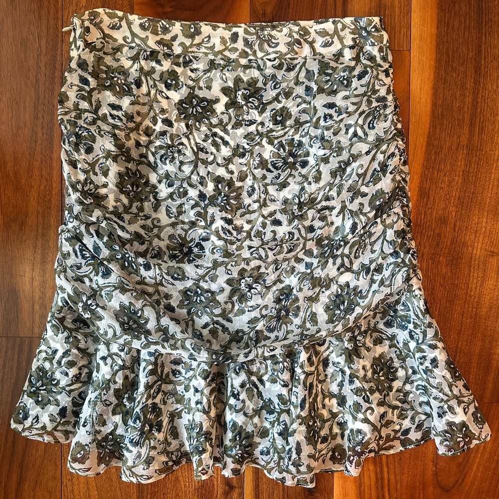 NWOT Veronica Beard Taras Mini Skirt in Off-White Multi; Size 2 - Picture 6 of 10